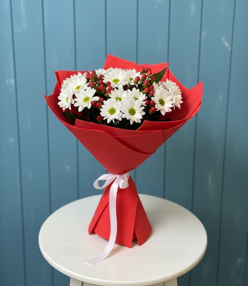 Букет цветов из: Хризантемы в Новорайчихинске