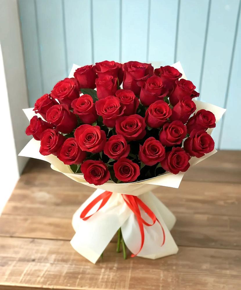 Букет 29 Красных роз в Новорайчихинске