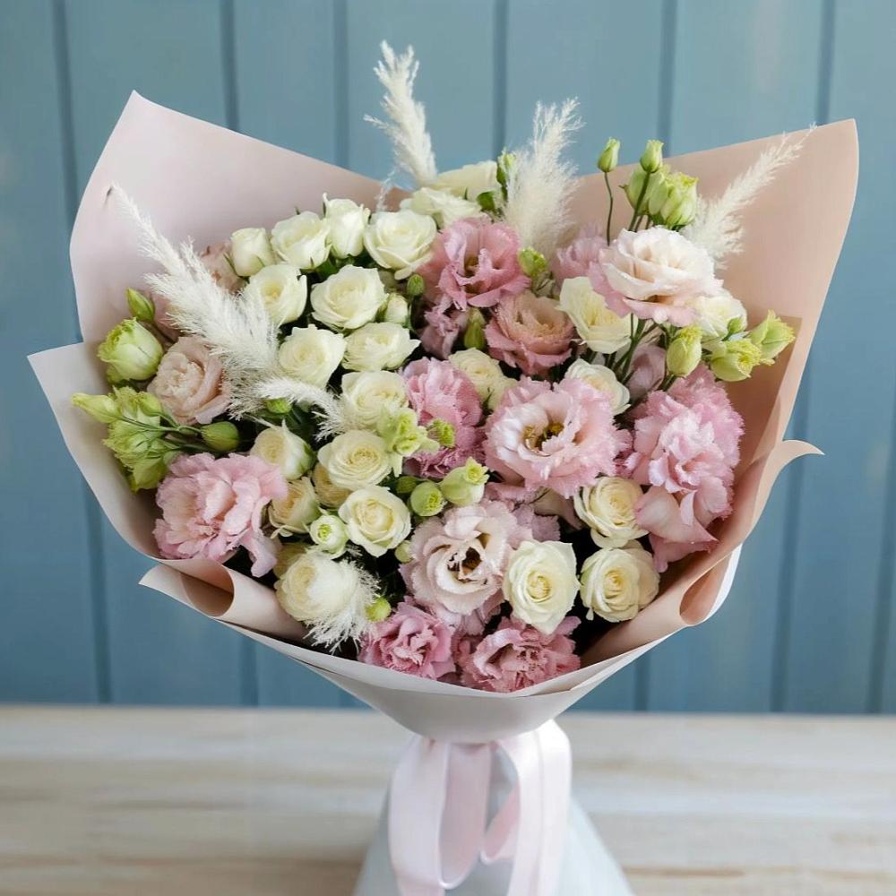 Букет цветов из: Альстромерии и Розы в Новорайчихинске