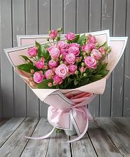 Букет Розовый кустик в Новорайчихинске