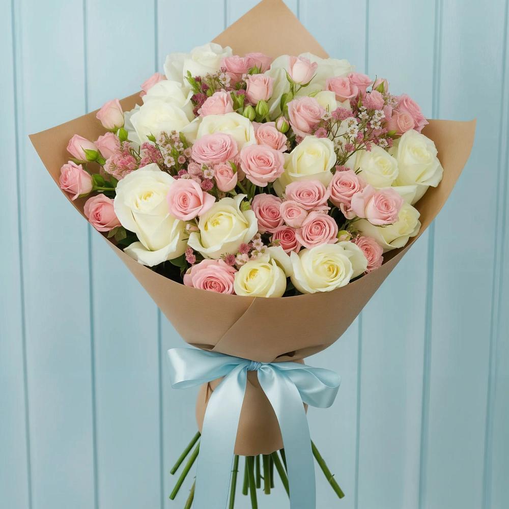 Букет цветов из: Розы в Новорайчихинске