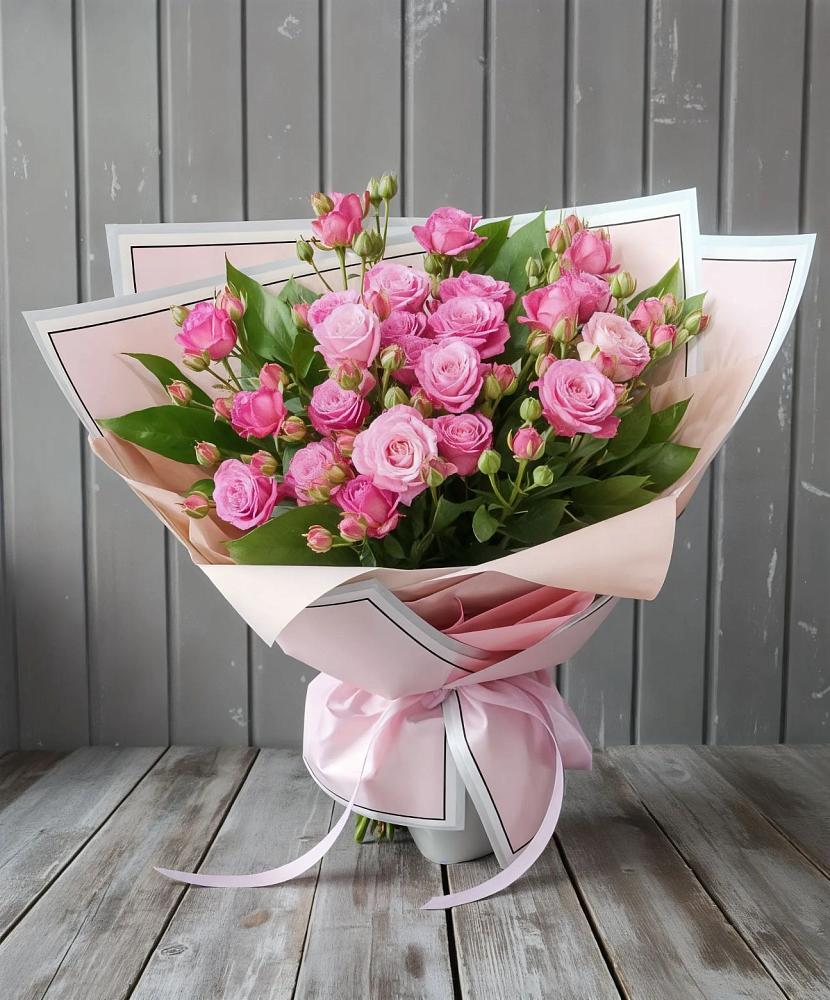 Букет Розовый кустик в Новорайчихинске