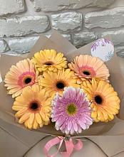 Букет цветов из:  Герберы #REPLACE_PRED# Новорайчихинске
