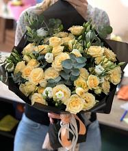 Букет цветов из:  Розы и Лизиантусы #REPLACE_PRED# Новорайчихинске