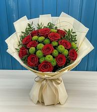 Букет цветов из:  Розы и Хризантемы в Новорайчихинске