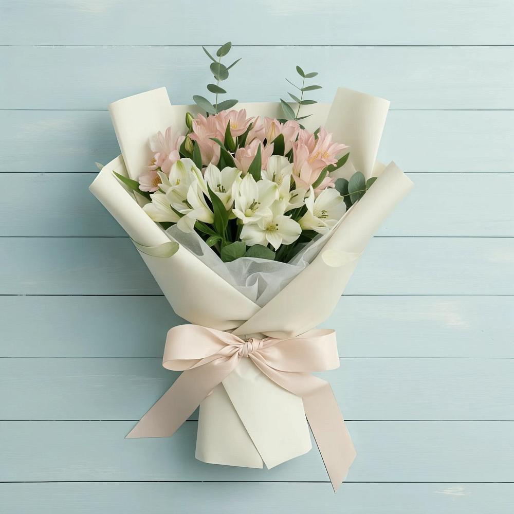 Букет цветов из: Альстромерии в Новорайчихинске