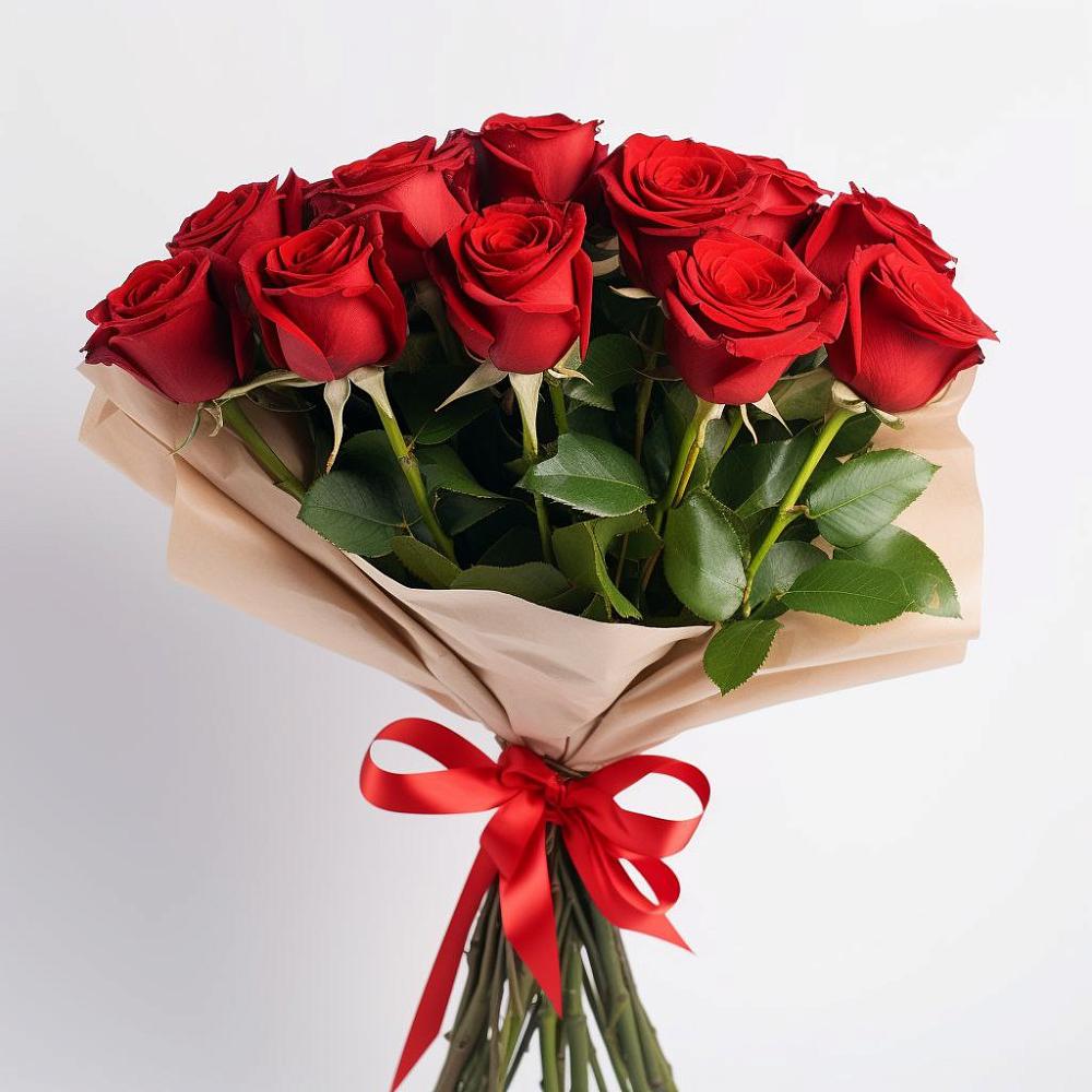 Букет 11 Красных роз Эдлесс Лав в Новорайчихинске
